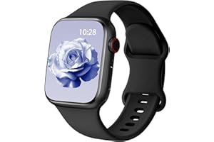 Yoohoo Bracelet en Silicone Compatible avec Bracelet Apple Watch 40mm 44mm 45mm 46mm 42mm 41mm 38mm 49mm – Design Original pour iWatch Séries 10 9 8 7 6 5 4 3 2 1 SE et Ultra – Pour Femmes et Hommes
