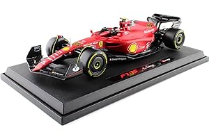 18-16811 Bburago Formula 1 - FERRARI F1-75 2022 Chales Leclerc #16 con casco - scala 1:18 - modellino in metallo