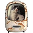 PETKIT Zaini da Viaggio per Gatti, Zaini da Trasporto, Ventole e luci Integrate, Zaini per Cuccioli ben Ventilati, Zaini da E