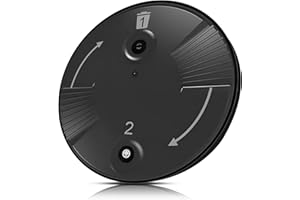 BEEHUG Cerushield Disk V2.0 098-0445 Unitron Hearing Aid Filters, Portable Mobility & Daily Living Hearing Aid Ear Wax Guard Cerumen Filter, Professional Cerumen Filter Baffle Accessory for Phonak - Black