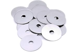 SINGULARITY SUPPLIES M6 (6mm x 25mm) Flat Repair Washer (Large OD) - Stainless Steel (A2) (Pack of 20)