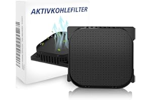 HAPPY FINDING Activated Carbon Filter for Liebherr Fridge 9096989 9882460 988246000, Fresh Air Replacement Filter Fridge Filter for Liebherr Refrigerators - Black (Activated Carbon Filter 1 Piece)