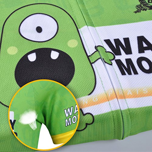 Ateid Kinder Radtrikot Set Kurzarm mit Radhose - 5