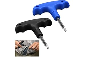 Eophmi Golf Driver Wrench Tool, 2PCS Callaway Driver Tool, Golf Wrench Tools with Plastic Handle, Golfs Torque Wrenches for Golfs Club, Drivers Shaft Adapter Torque Sleeve (Blue)