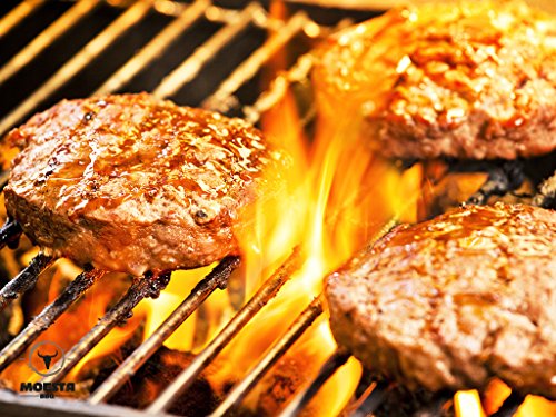 Moesta-BBQ BurgerPresse No.1 – Die 4-Fach Silikon Hamburgerpresse - 5