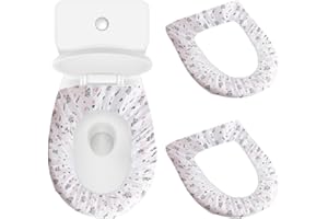 ZKGYUS 10 Stück Einweg Toilettenauflagen, Größe 40 x 48 cm Toilette Auflage, Einweg Toiletten Sitzbezug WC-Sitz Matte Toilettenpapier Pad für Einkaufszentren, Krankenhaus, Büro