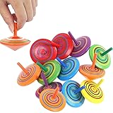 Annhao 30 Pezzi Trottole Bambini, Mini Trottola in Legno creativi per bambini, Gadget compleanno bambini, per bambini di 3-7 