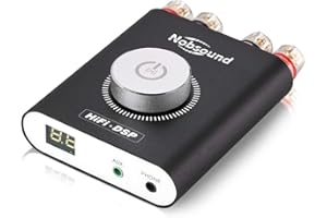 Nobsound NS-20G wzmacniacz audio 200 W, mini cyfrowy wzmacniacz mocy z Bluetooth 5.0 do HiFi Stereo