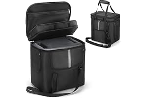 ARTSTAR Étui de transport fiorky pour Bluetti Portable Power Station AC180 Sac de stockage Boîte de transport Sac de transport imperméable Anti-Drop avec bandoulière et poignée