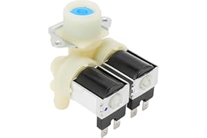 ZLXHDL Válvula Solenoide Eléctrica De Doble Cabezal, Válvula Solenoide De Entrada De Agua De Doble Cabezal Normalmente Cerrada DC 220-240V Para Válvula De Agua De Lavadora