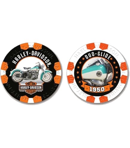 Cible De Fléchettes Collector Harley-Davidson - Noir & Orange - Modèle Historique Depuis 1903
