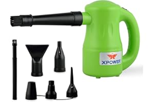 XPOWER A-2 Multi Electric Computer Duster Dryer Air Pump Air Spray Blower Vacuums (Green)