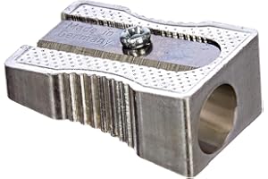 Faber-Castell 183100 - Temperino in metallo 50-31 per matite e pastelli colorati