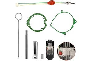 ‎GEAREVER GEAREVER Diesel Standheizung Glühkerze Dichtung und Glühkerzenschlüssel, Keramik Reparatursatz Kompatibel mit 12V 2KW 5KW 8KW Eberspacher Auto Heizung Lufterhitzer, Standheizung Zubehör Ersatzteile