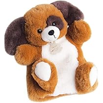 Marionnettes Peluche Interactive Marionnettes à Main Animaux LOMTRATS - Loup, Tigre, Lion, Singe | Bouche Mobile | 25 Cm | Peluche Douce Jeux Imagination Enfants