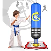 Dripex Boxsack Kinder Freistehender Standboxsack Boxpartner Boxing Trainer Punching Bag