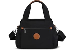 DORRISO Bolso de Mano Mujer Bolsos Bandolera Moda Bolso Lona Bolsa Viajes Tote Bolso Casual Trabajo Escuela Ligero Cómodo Bolsos Cruzados