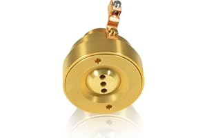 Deecaray Swimming Pool Spa Brass Deck Jet Fountain 3 Hole Nozzle with Ground Lug,Suitable for All Occasions of Fountains,Landscapes and Gardens