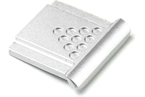 DSLRKIT Metal Universal Hot Shoe Cover for Micro DSLR Camera, Silver