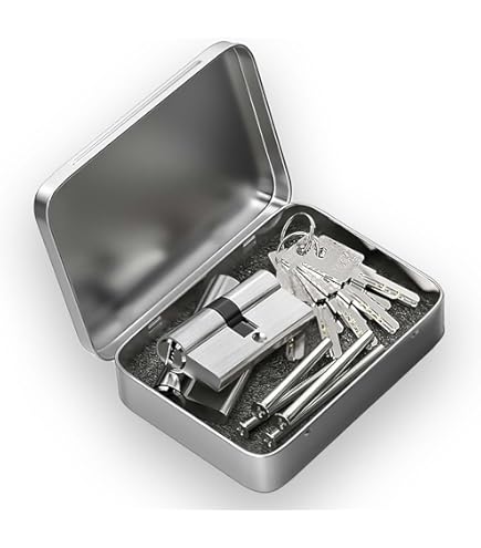 AceMining Cilinder, 30/35 mm cilinderslot met 3 sleutels, 65 mm deurcilinder, slotcilinder, profielcilinder, deurslotcilinder, anti-picking, anti-boring