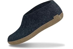 glerups dk A Shoes Unisex - Erwachsene Filz-Hausschuh,Huettenschuhe,Ledersohle