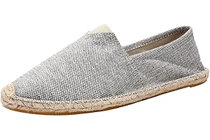 Dooxi Chaussures de Loisirs Unisexes pour Adultes - Confortables - Espadrilles - Chaussures Plates à Enfiler