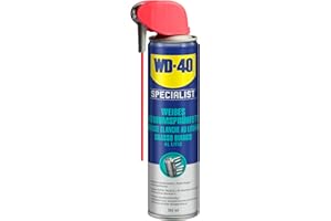 ‎YIKKI WD-40 Specialist Weißes Lithiumsprühfett Smart Straw 300ml – Dickflüssiges Schmierfett für Metall-auf-Metall-Verbindungen, hohe Druckbelastung, ideal für Getriebe, Lager & bewegliche Teile im Fahrzeug