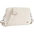Telena Crossbody Bags for Women Crossbody Purse with Guitar Strap Lightweight Puffer Shoulder Bag for Travel