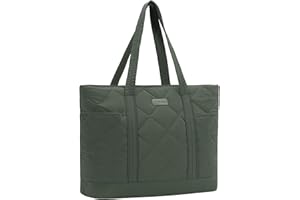 VX VONXURY Bolso Tote Mujer Ligero 15.6" - Bolso Grande con Bolsillo Acolchado Antigolpes para Portátil, Gran Capacidad para Trabajo/Universidad/Viajes