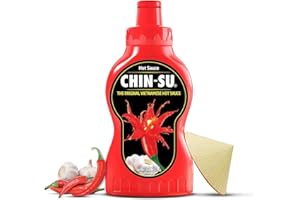 CHINSU Sauce piment douce Sriracha avec tomate, CHIN-SU Sauce chili vietnamienne originale, Sauce pizza, Sauce piquante à l'ail et chili Rippen, Sauce salsa, Sauce spaghetti, BBQ - 1 pack 250g