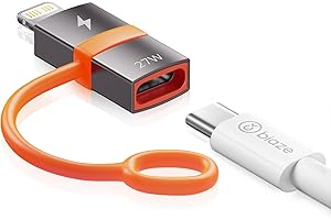biaze USB-C zu Lightning Adapter Typ C (weiblich) zu Lightning (männlich), PD27W Ladung und Datenübertragung, Kompatibel mit iPhone 14/13/12/11/iPad/Air, Nicht für Kopfhörer/Audio geeignet