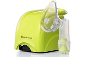NORDITALIA, Drop, Aerosol Portatile, Accessori Completi Inclusi, Inalatore Aerosol Compatto, Macchinetta Aerosol, Nebulizzatore Silenzioso