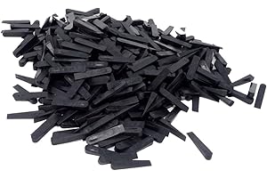 SBS Lot de 500 cales de carrelage en plastique Noir 0-5 mm Largeur des joints