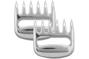 YINHING Stainless Steel Meat Claws, Bear Claws Meat Shredder Pulled Pork Shredder Claws for Shredding Handling & Carving Food from Grill Smoker Or Crock Pot, Essential for BBQ Pros