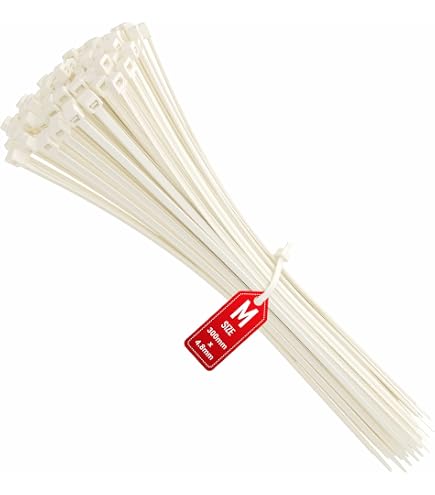 200 Fascette Stringicavo In Nylon Per Autoradio E Elettronica - Kit Da 6 Misure (5-28 Mm) Con Scatola Trasparente