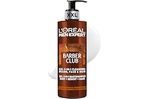 L’Oréal Paris Men Expert Men Expert Barber Club Szampon, Biały, 400 ml