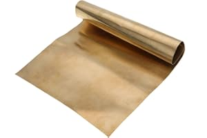 SUNATURE Metallplatte, Messing, dünn, 0,2 mm dick, 0,2 mm x 200 mm x 300 mm, 1 Stück