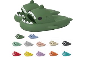 Argumub Shark Slides, uniseks kapcie z rekinem, urocze antypoślizgowe buty z odkrytymi palcami na co dzień w chmurze