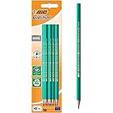 BIC Evolution Ecolutions, Matita In Grafite, Per Scrivere A Scuola E In Ufficio, Mina HB Resistente, Confezione da 10