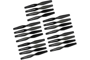SM SUNNIMIX 20er pack Drohne Propellerblätter für Quadcopter Ersatzteile, Schwarz