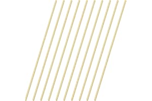 VictorsHome 2mm x 300mm Brass Rods, Round Solid Shaft Lathe Bar for DIY Crafts RC Aircraft Model Car 10pcs