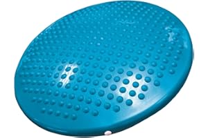 PHYSIQUE Balance Cushion – Extra-Thick Wobble Cushion for Active Sitting & Balance Training, Inflatable Stability Cushion for Physio, Office & Kids, Non-Slip, No Pump Needed, 37.5cm Core Trainer