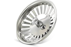 DL-pro Strainer Basket Filter, 3.5 Inches, 24 Slots, Metal, Silver, 79 mm x 79 mm, 125654