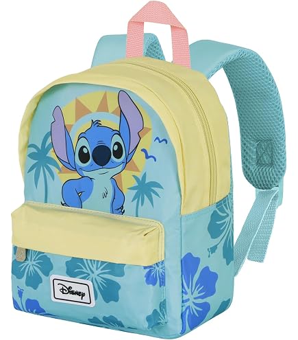 Safta LILO & STITCH Sac à dos scolaire avec chariot 905, idéal pour les enfants de différents âges, confortable et polyvalent, qualité et résistance, 33 x 14 x 42 cm, Bleu, bleu