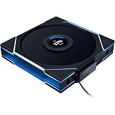Lian Li UNI FAN TL LCD Wireless 140mm Siyah Kablosuz LCD Ekranlı Kasa Fanı
