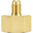 Refrigerant Adapter, Refrigerant Converter No Gas Leakage for R32 R134A, R407A, R404A, R422A, R422D, R507, R407C, R417A, R437A, R407F Refrigerants