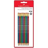 Faber-Castell Kurşun Kalem 8'li, Silgili