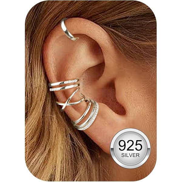 NKlaus 925 Argento PAIO Orecchini Celtici CREOLE Gotico Celtico Ear Piercing 12mm 5035