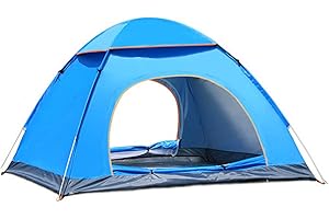 Trintion Camping Tent Pop Up 3-4 Man Automatic Instant Dome Tents Waterproof Lightweight for Beach Outdoor Garden Fishing
