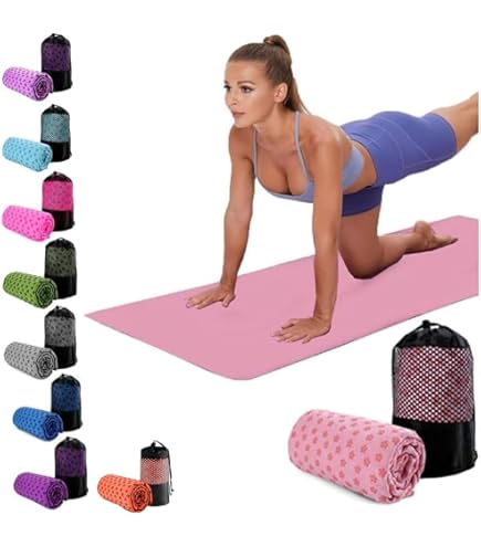 Serviette De Yoga, Tapis De Yoga Chaud Antidérapant - Happy Healthy Women